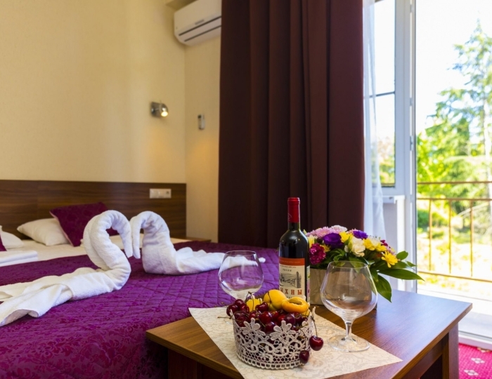 2-местный номер стандарт (с балконом) - Отель «Лазурь Абхазия» Гячрыпш